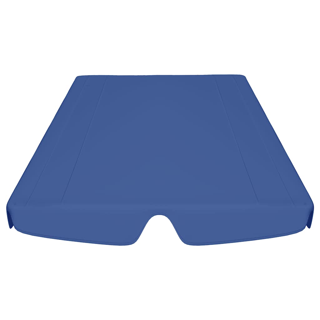 Replacement Canopy for Garden Swing Blue 150/130x105/70 cm
