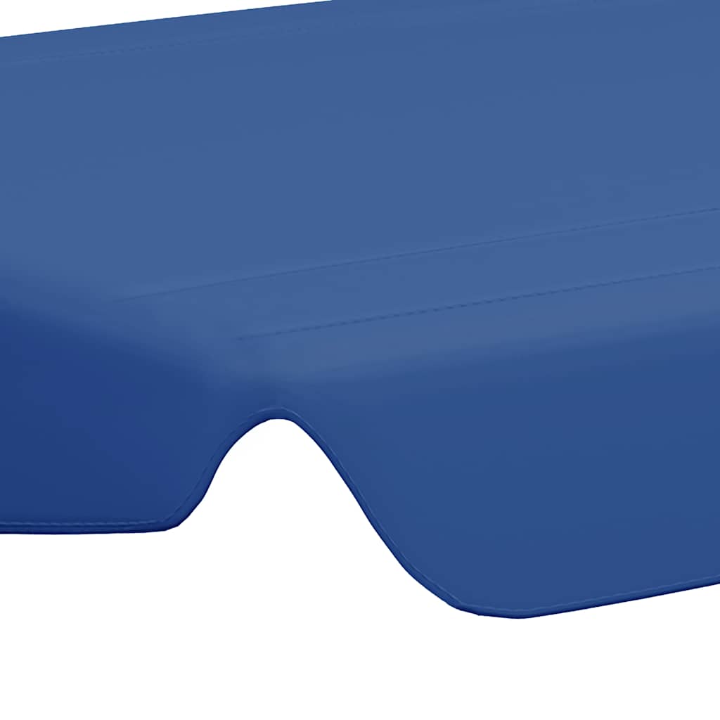 Replacement Canopy for Garden Swing Blue 150/130x105/70 cm