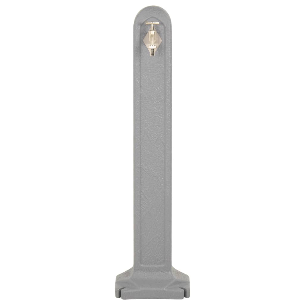 Garden Tanker with Faucet Light Grey Stone Look