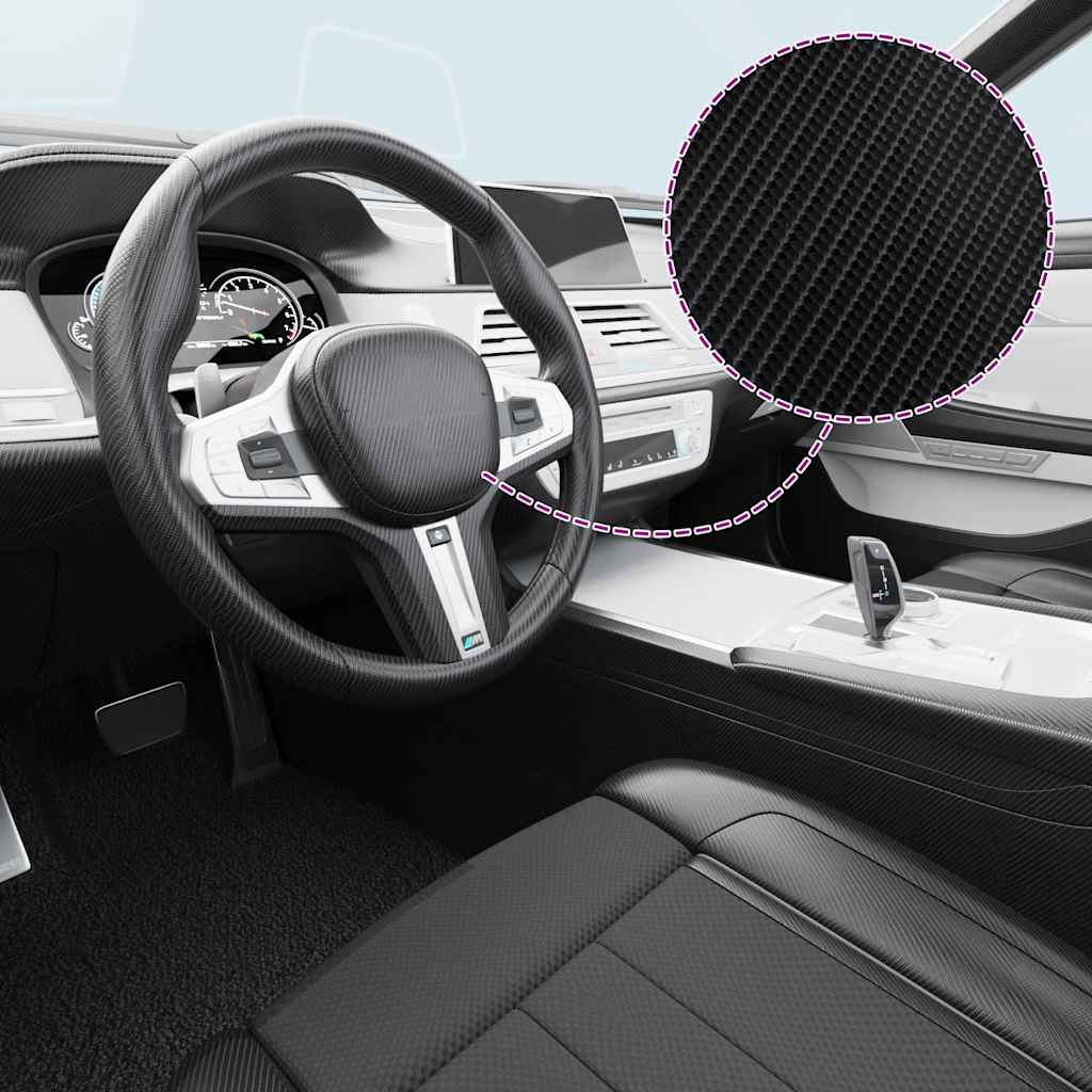 Car Film 4D Black 100x150 cm