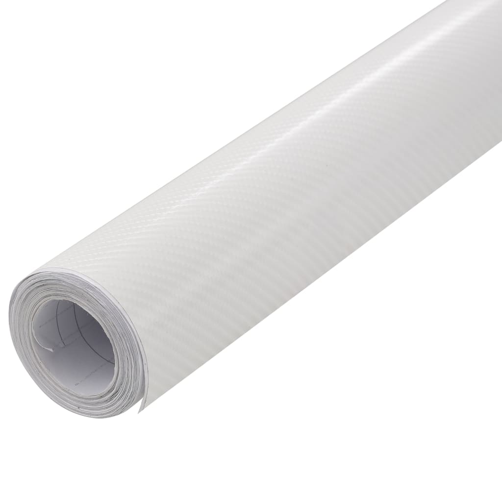 Car Films 2 pcs 4D White 100x150 cm+50x150 cm