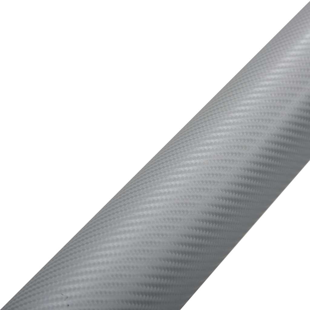 Car Films 2 pcs 4D Silver 100x150 cm+50x150 cm