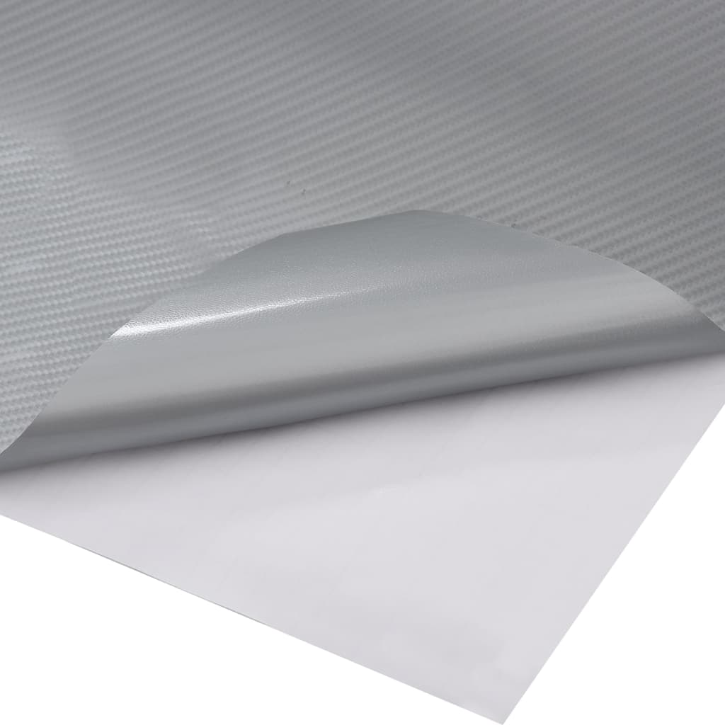 Car Films 2 pcs 4D Silver 100x150 cm