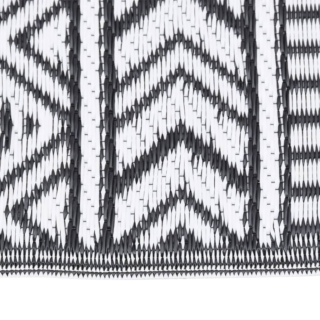 Outdoor Rug ARAKIL Black 80x250 cm PP