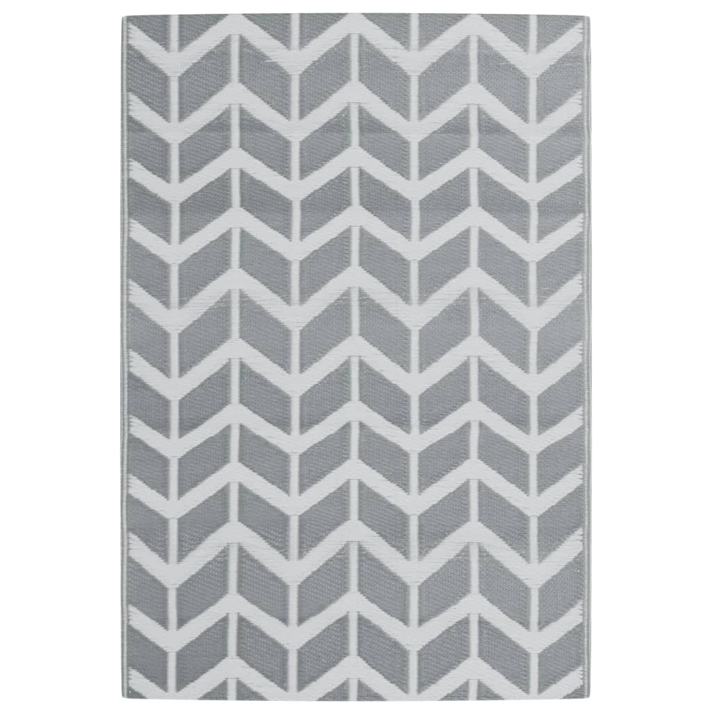 Outdoor Carpet ARAKIL Grey 140x200 cm PP
