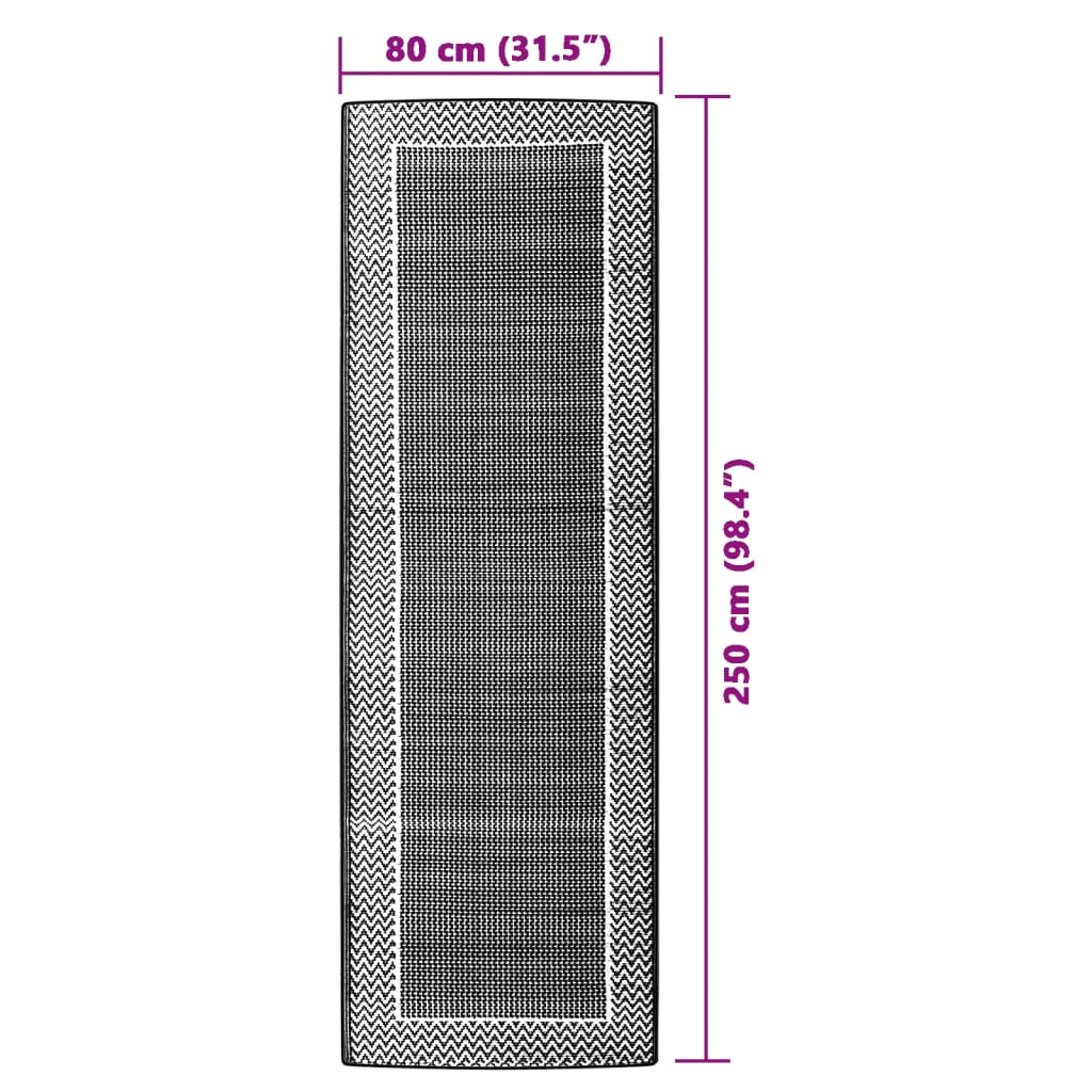 Outdoor Carpet ARAKIL Green 80x250 cm PP