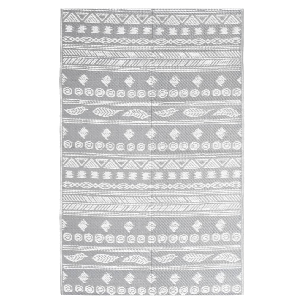 Outdoor Rug ARAKIL Grey 160x230 cm PP