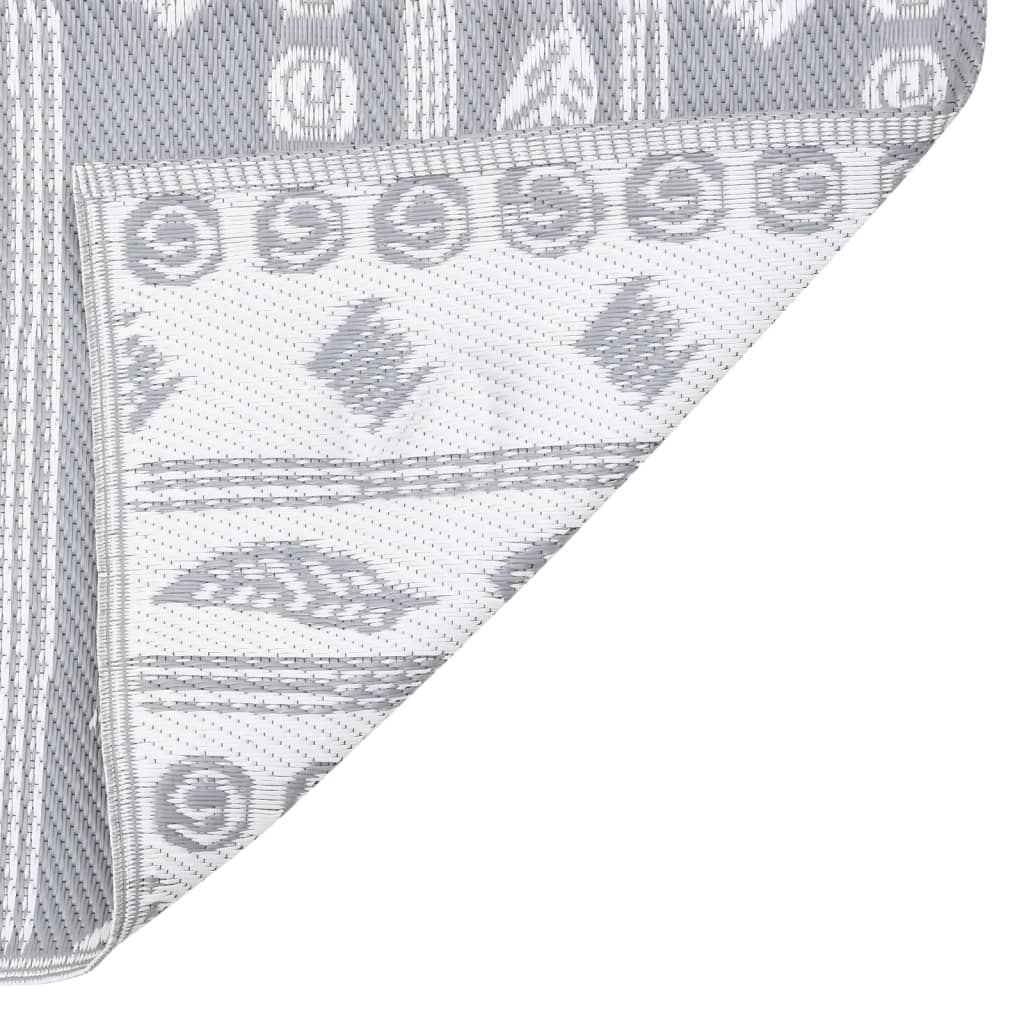 Outdoor Rug ARAKIL Grey 160x230 cm PP