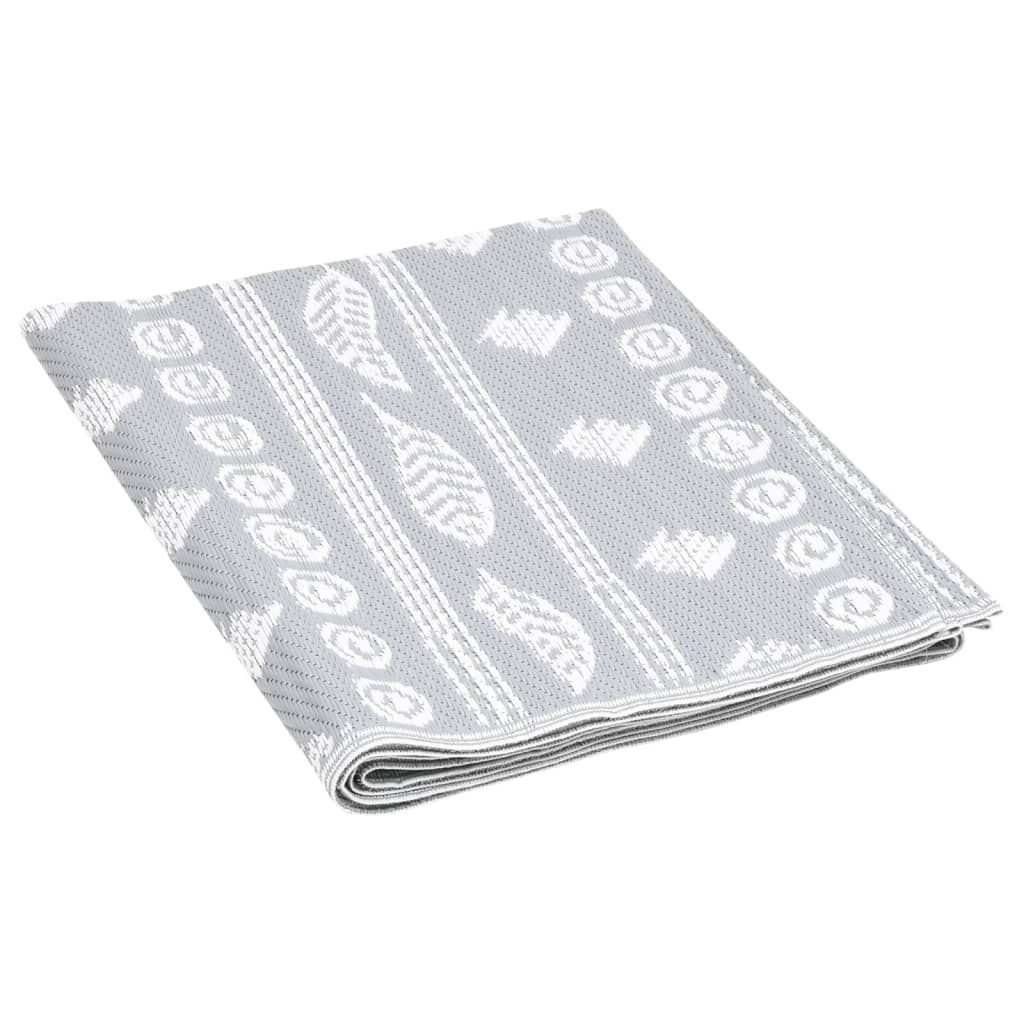 Outdoor Rug ARAKIL Grey 160x230 cm PP