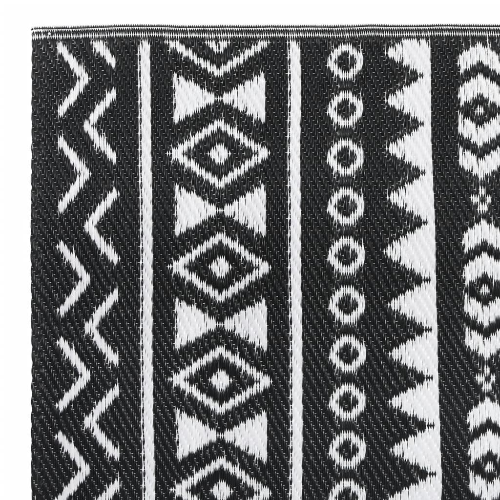 Outdoor Carpet ARAKIL Black 80x250 cm PP