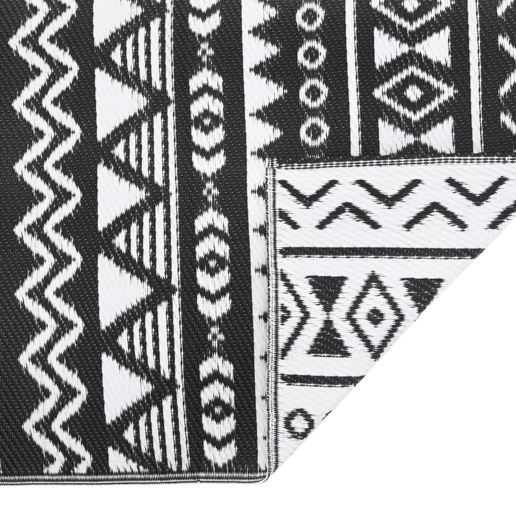 Outdoor Carpet ARAKIL Black 80x250 cm PP