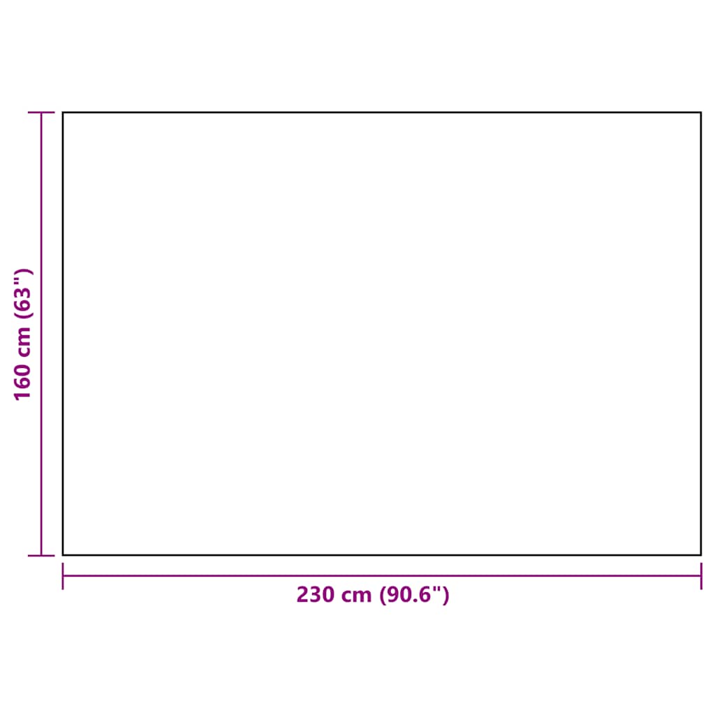 Outdoor Rug ARAKIL Black 160x230 cm PP
