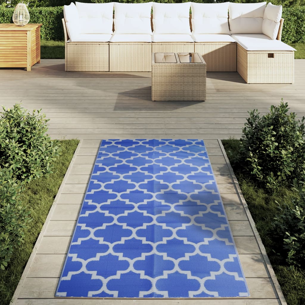 Outdoor Carpet ARAKIL Blue 80x150 cm PP