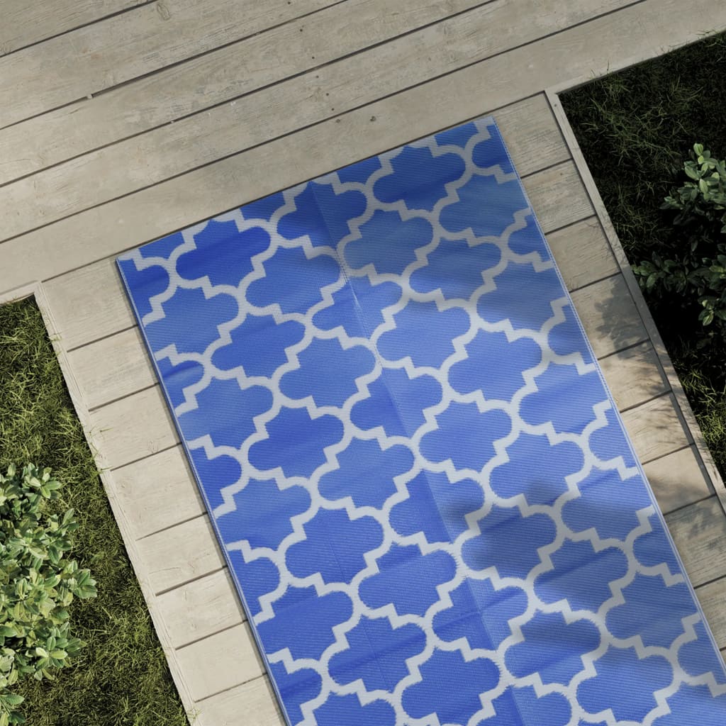 Outdoor Carpet ARAKIL Blue 80x150 cm PP