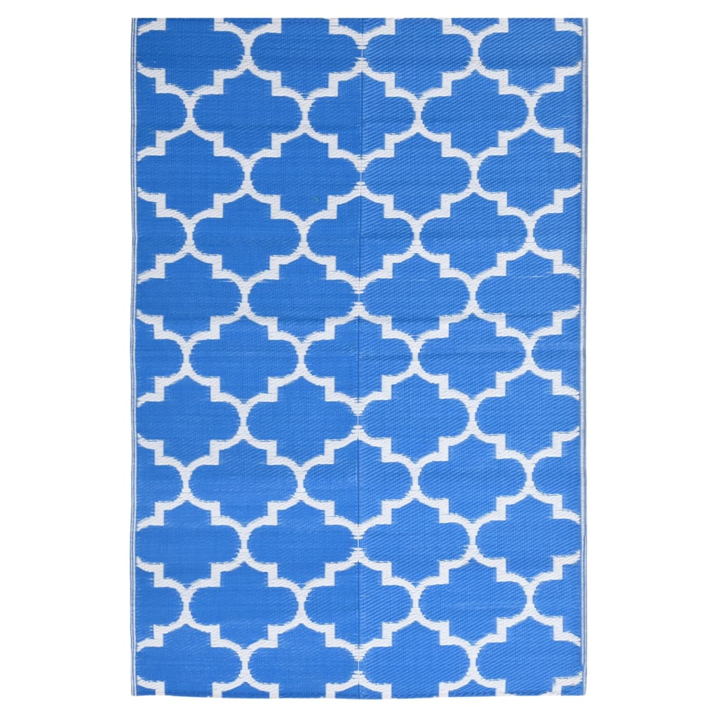 Outdoor Rug ARAKIL Blue 160x230 cm PP