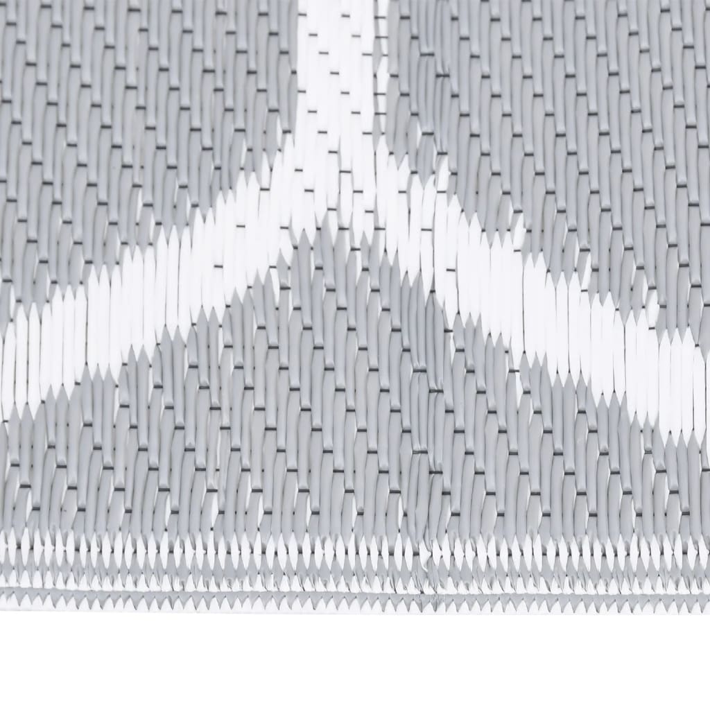 Outdoor Rug ARAKIL Grey 80x250 cm PP