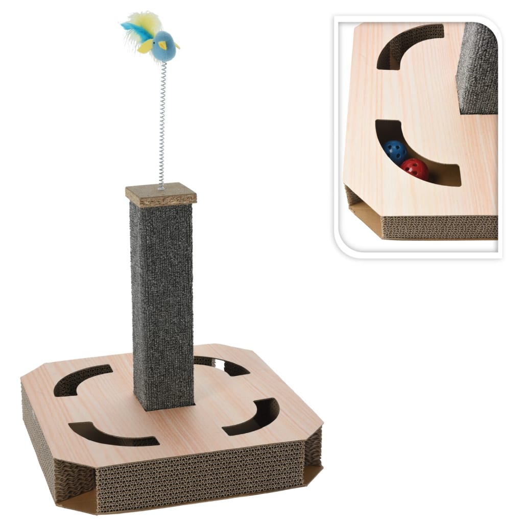 Cat Scratching Post Natural 40x40x40 cm