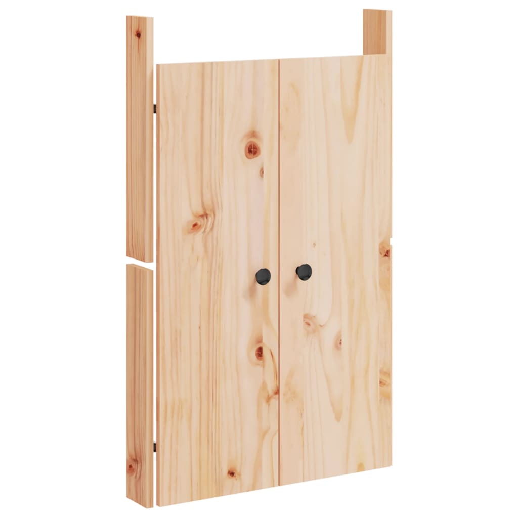 Outdoor Kitchen Doors 2 pcs 50x9x82 cm Solid Wood Pine