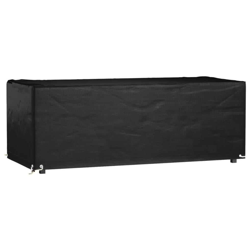 Garden Furniture Cover 8 Eyelets 192x82x65 cm Rectangular