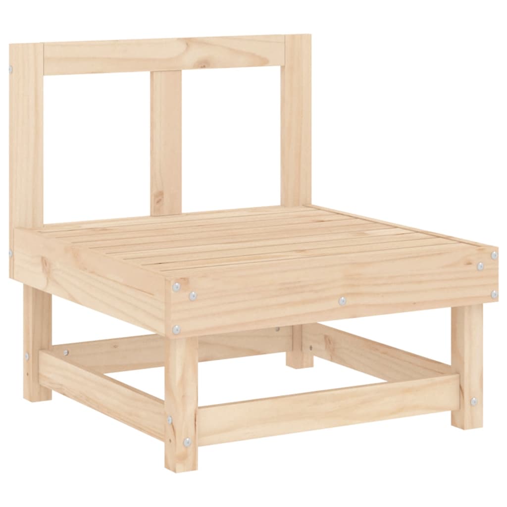10 Piece Garden Lounge Set Solid Wood Pine