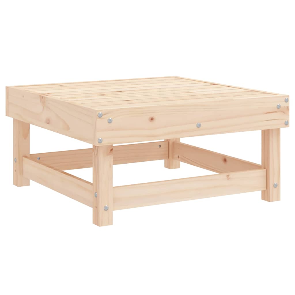 10 Piece Garden Lounge Set Solid Wood Pine