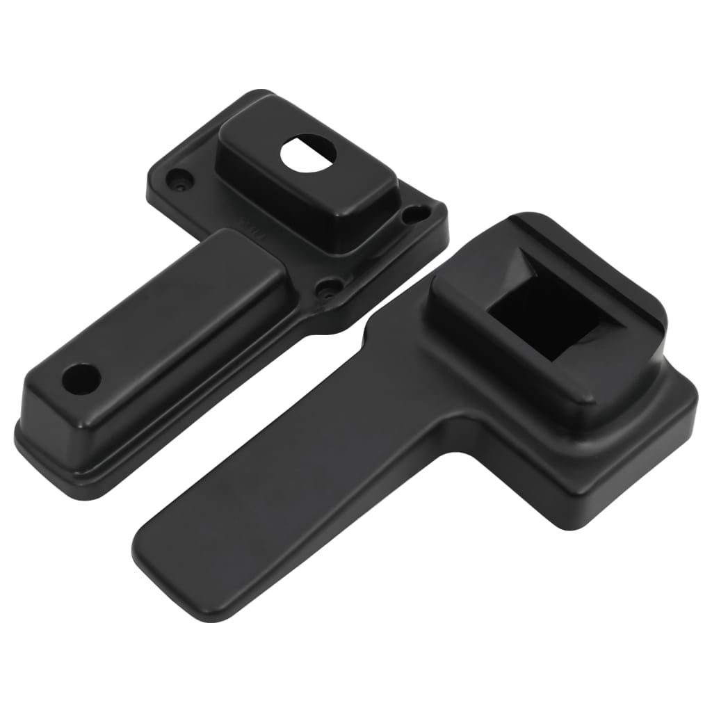 Car Armrest Black 14.5x32x(27-46) cm ABS
