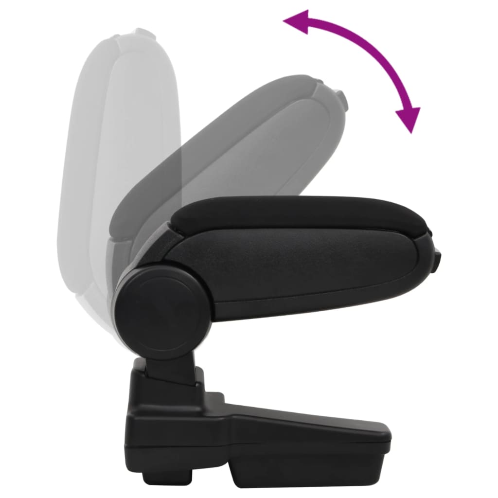 Car Armrest Black 14.5x32x(27-46) cm ABS