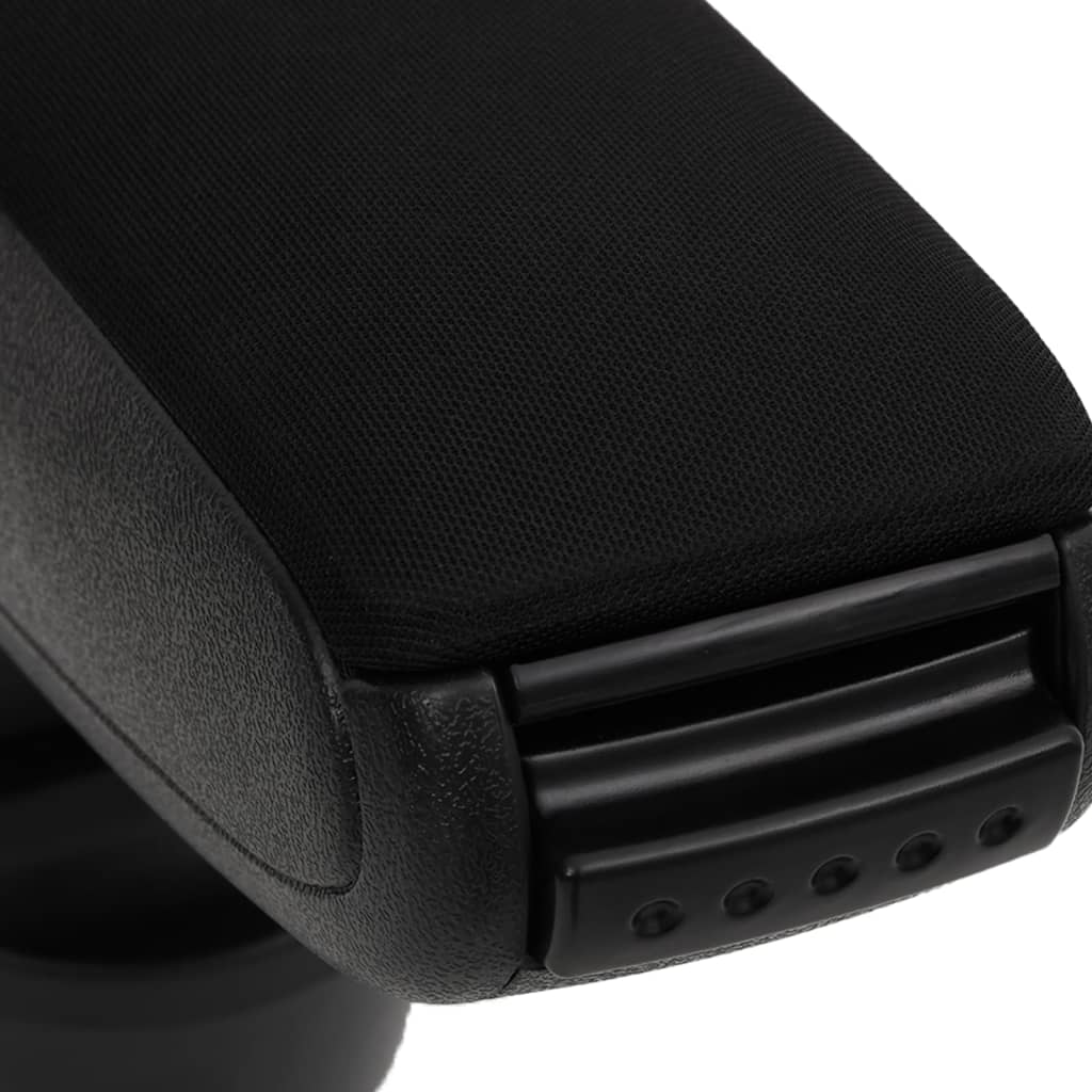 Car Armrest Black 13x33x(33-49) cm ABS