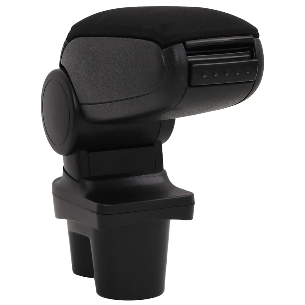 Car Armrest Black 13x36x(30-46) cm ABS