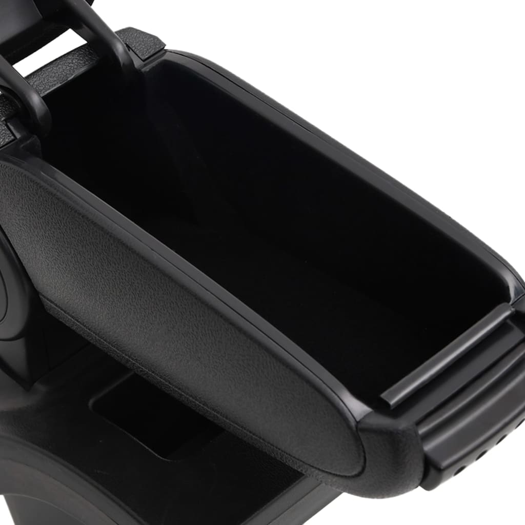 Car Armrest Black 16x30x(40-50) cm ABS