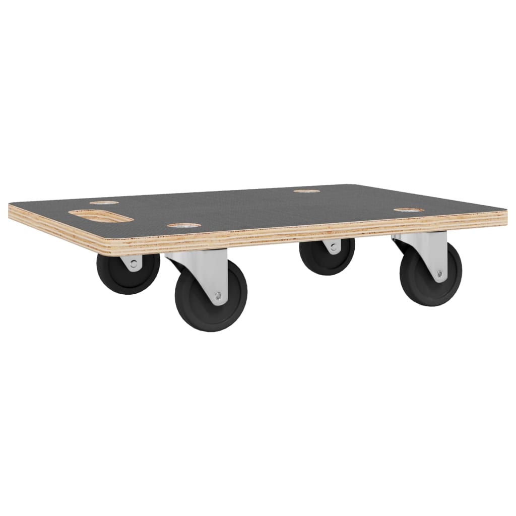 Transport Trolleys 2 pcs Rectangular 60x40x11.5 cm