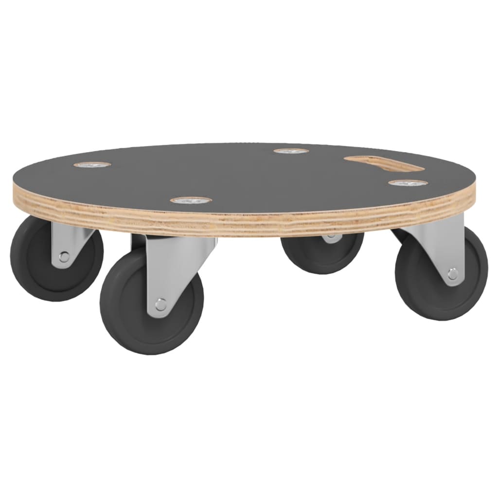 Transport Trolleys 2 pcs Round Ø38x11.5 cm
