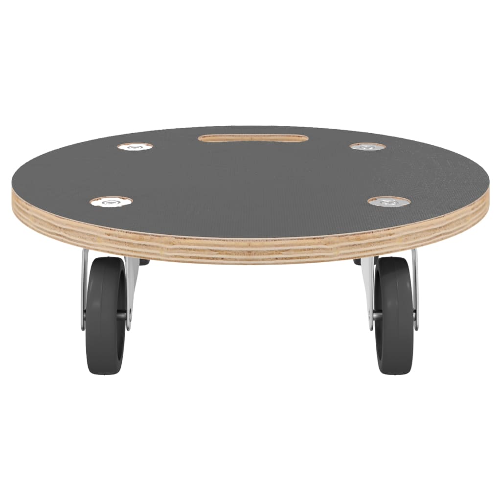 Transport Trolleys 2 pcs Round Ø38x11.5 cm