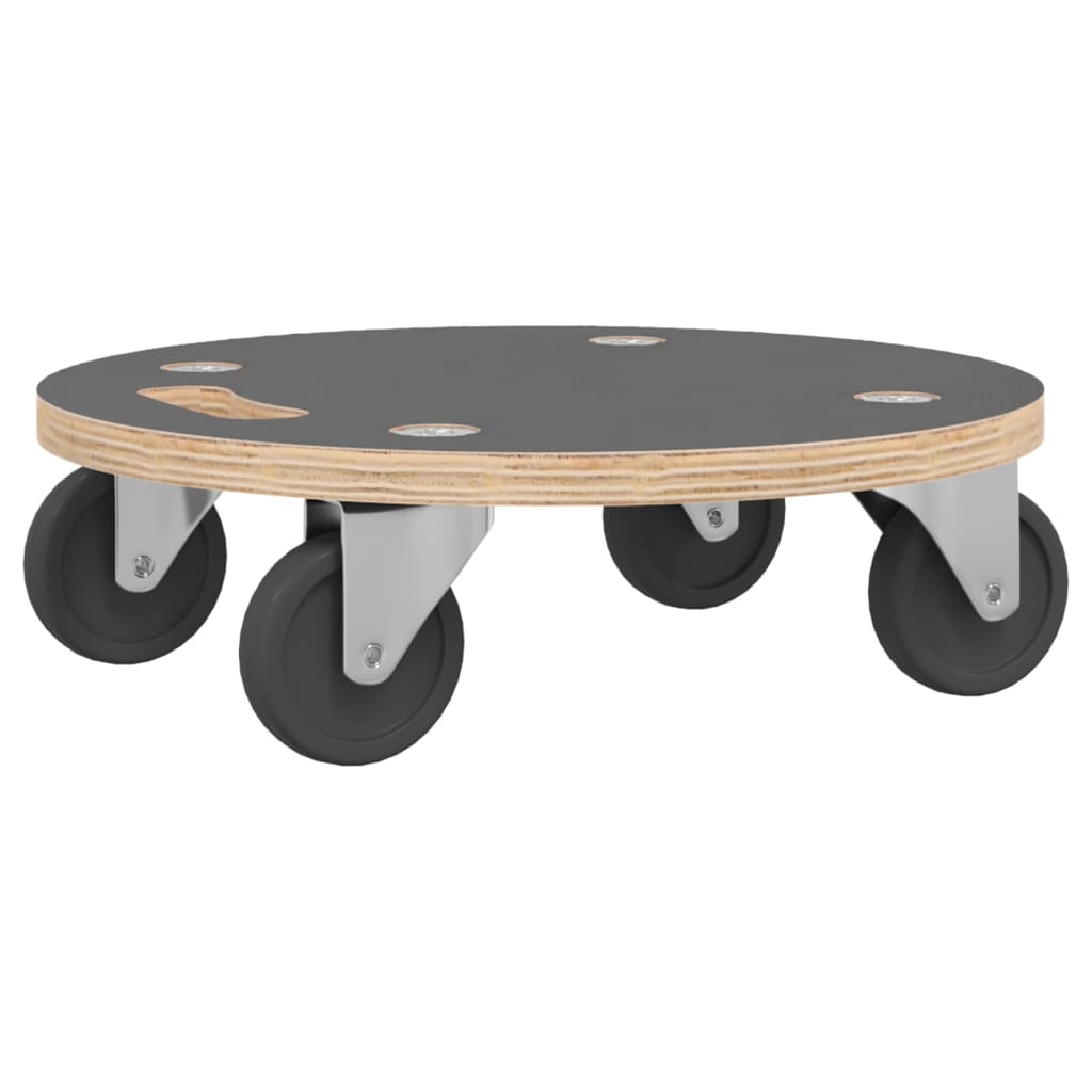 Transport Trolleys 2 pcs Round Ø38x11.5 cm