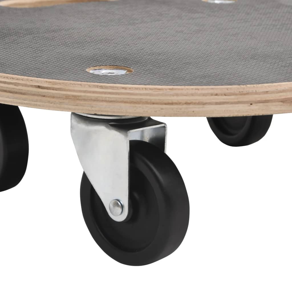 Transport Trolleys 2 pcs Round Ø38x11.5 cm