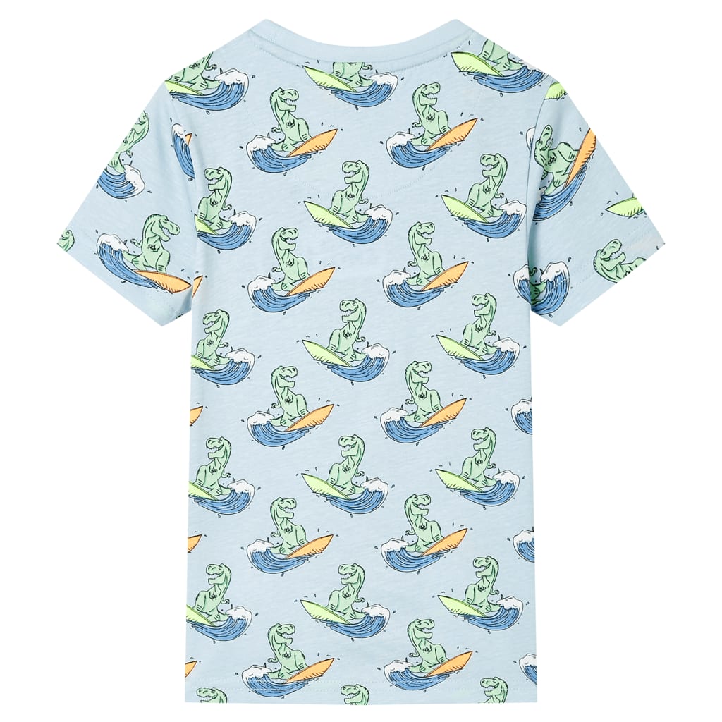 Kids' Pyjamas with Short Sleeves Light Blue 104