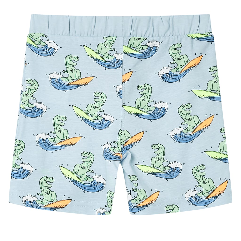 Kids' Pyjamas with Short Sleeves Light Blue 104