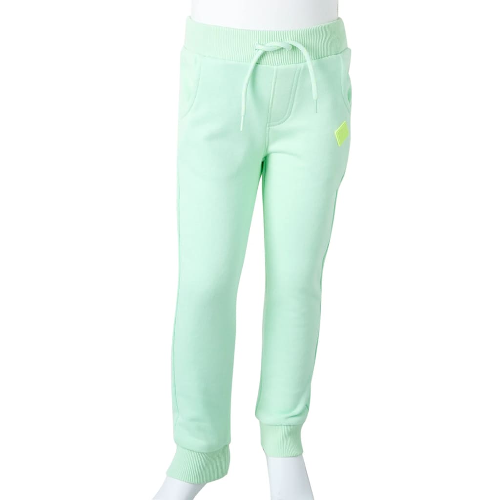 Kids' Sweatpants Bright Green 92