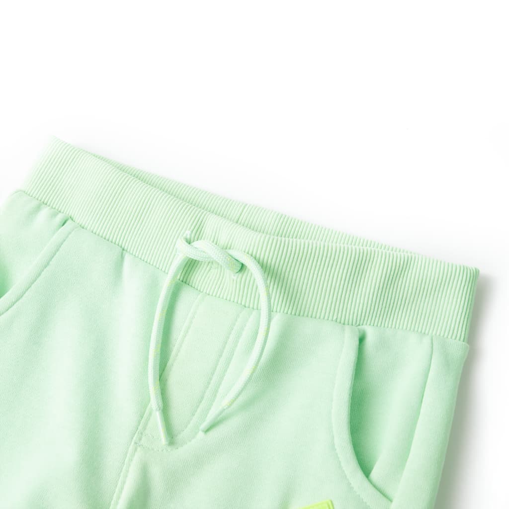 Kids' Sweatpants Bright Green 116