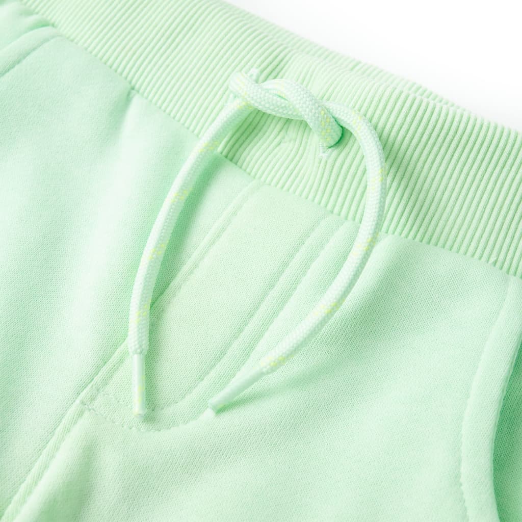 Kids' Sweatpants Bright Green 116