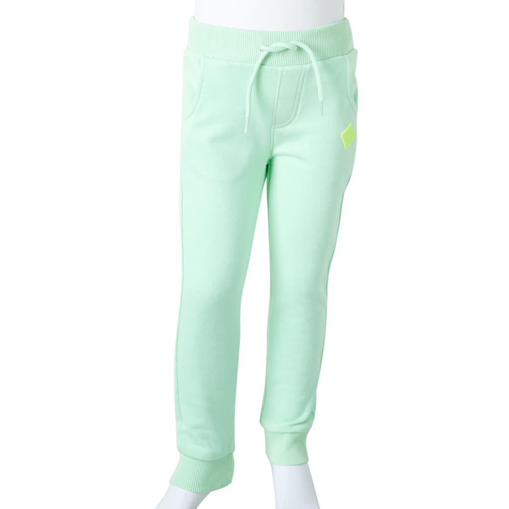 Kids' Sweatpants Bright Green 116