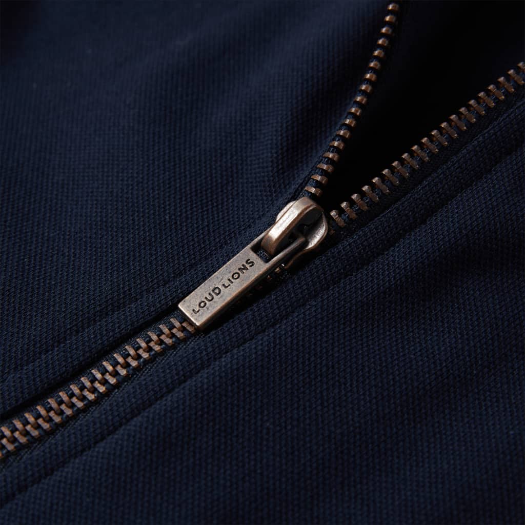 Kids' Sweatshirt with Zip Navy 92