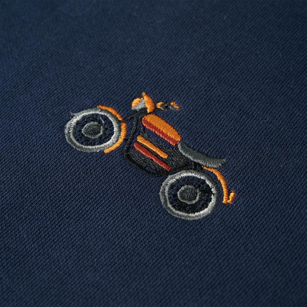Kids' Sweatshirt Navy Melange 140