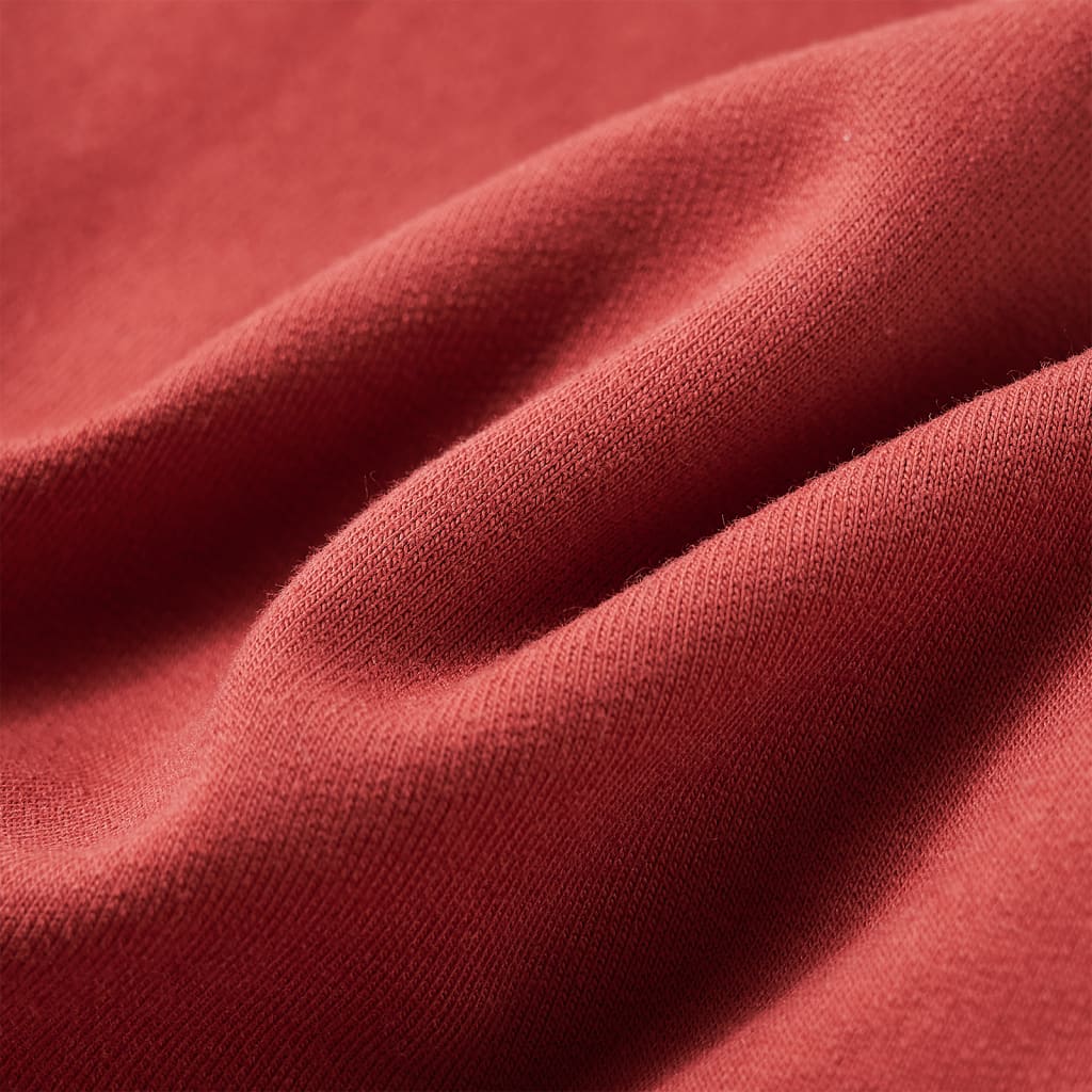 Kids' Hooded Sweatshirt Burnt Red 128