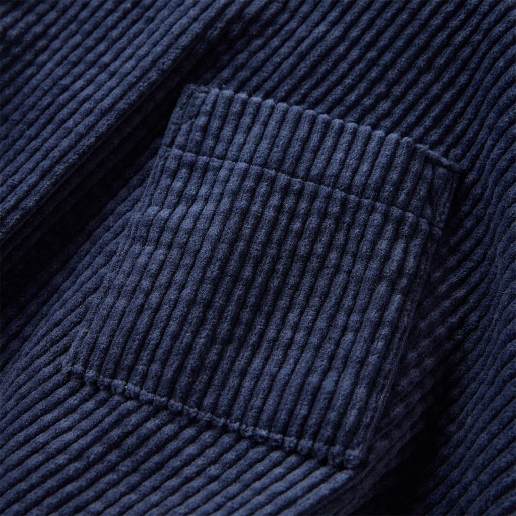 Kids' Skirt with Pockets Corduroy Navy 128