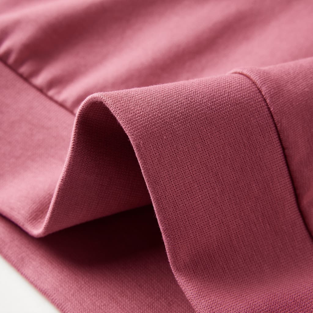 Kids' Sweatshirt Velvet Patchwork Raspberry 128