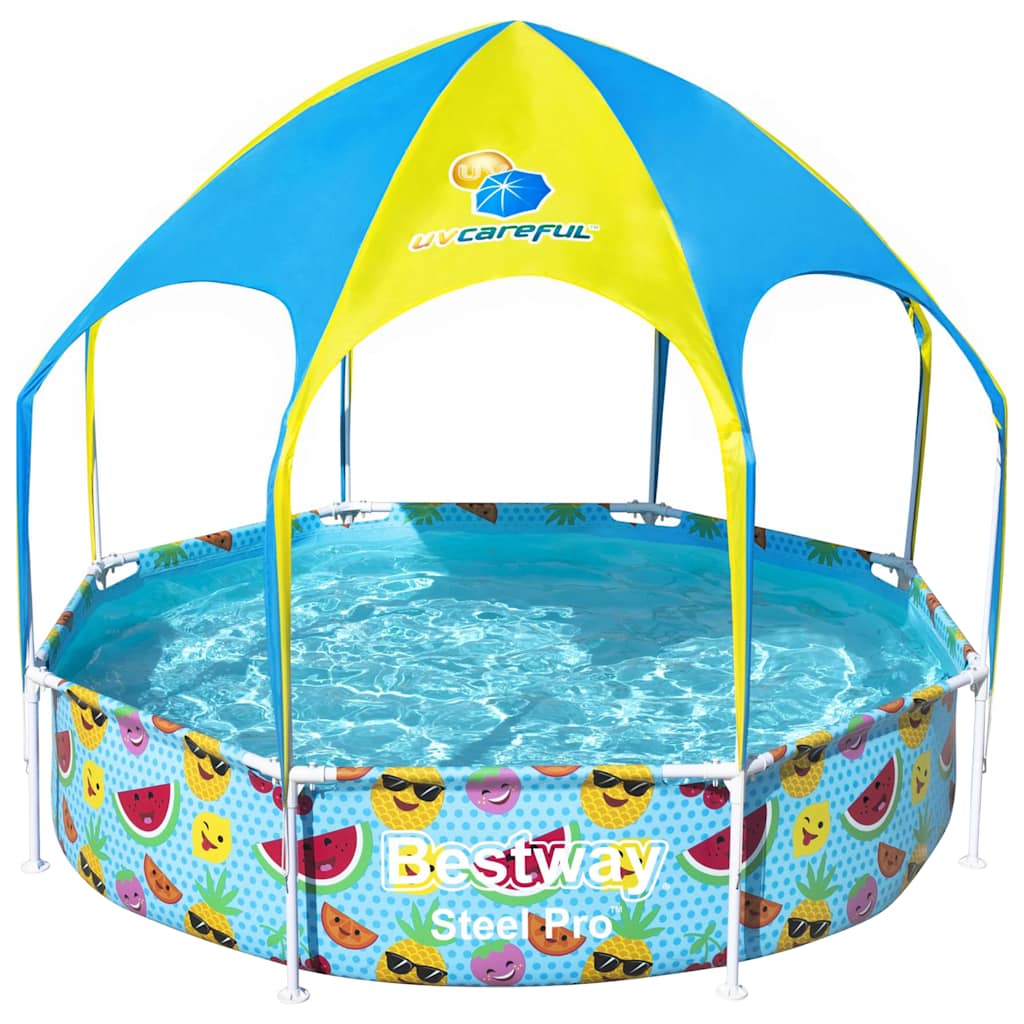 Steel Pro UV Careful Above Ground Pool for Kids 244x51 cm