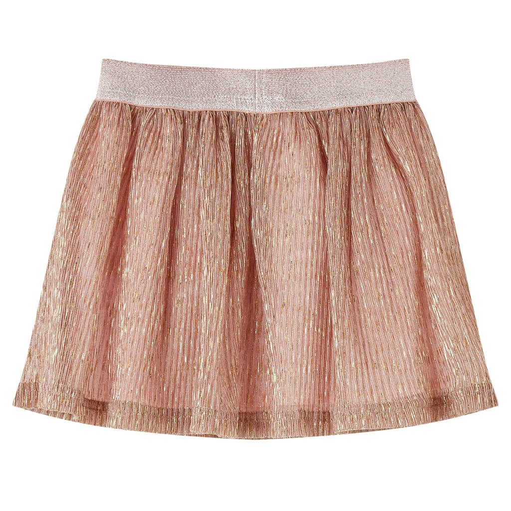 Kids' Skirt with Glitters Soft Pink 104