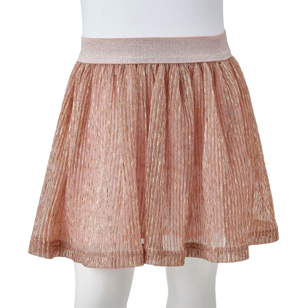 Kids' Skirt with Glitters Soft Pink 104