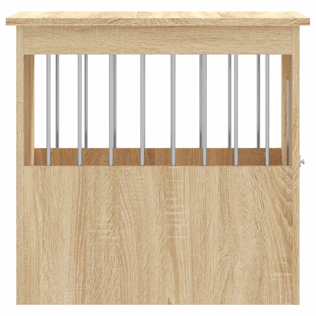 Dog Crate Furniture Sonoma Oak 45x62x59 cm Engineered Wood